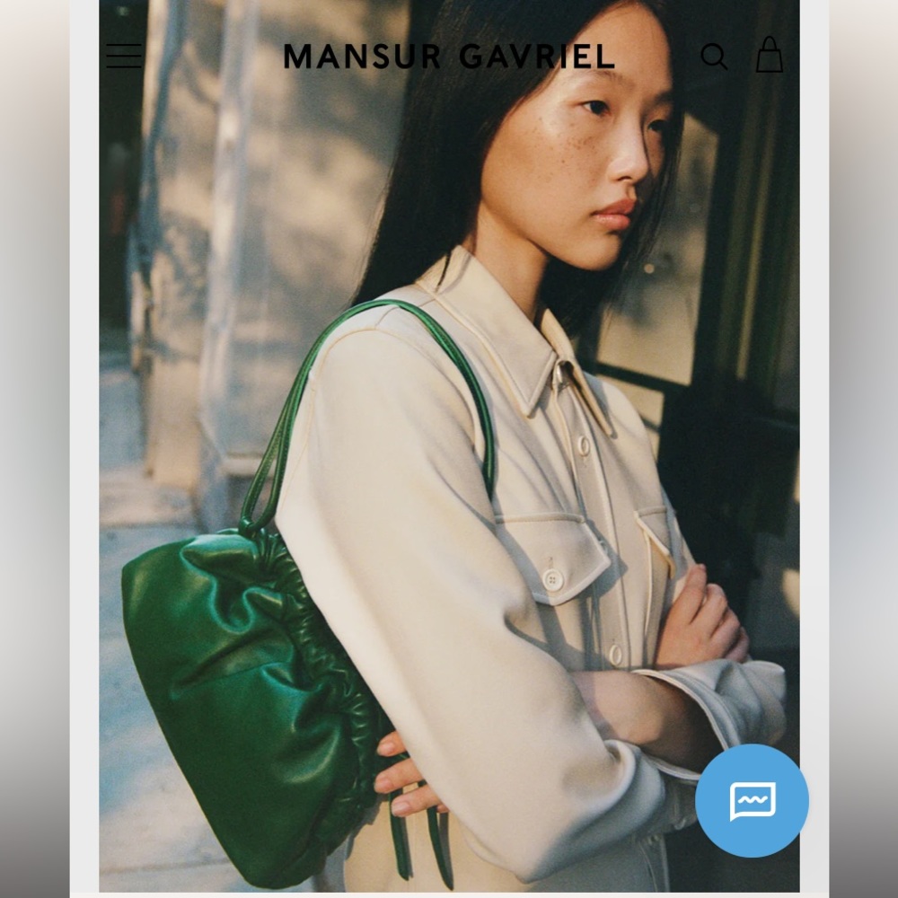 NWT Mansur Gavriel Cloud Clutch - Picture 5 of 6